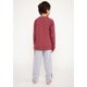 thumbnail image 2 of Pijama Largo Algodón Burdeo Talla 10, 2 of 4