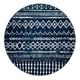 thumbnail image 1 of Alfombra Redonda Phoenix Azul Marino 160 x 160 cm, 1 of 6