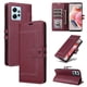 thumbnail image 1 of Premium Wallet Case for Xiaomi Redmi Note 12 4G with Card Slots & Kickstand, Flip Cover Red, 1 of 6