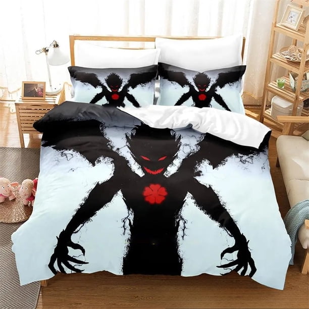 Black Clover Bedding Sets exquisite bed supplies set duvet cover bed comforter set luxury birthday gift