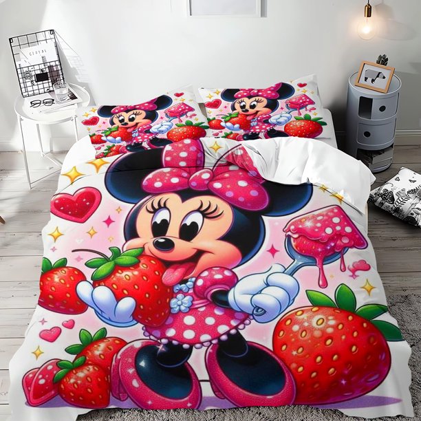 Mickey Duvet Cover Bedding Set Sewing Needlework Quilt Cover Pillow Case Multi-piece Set Room Decor Children's Gift