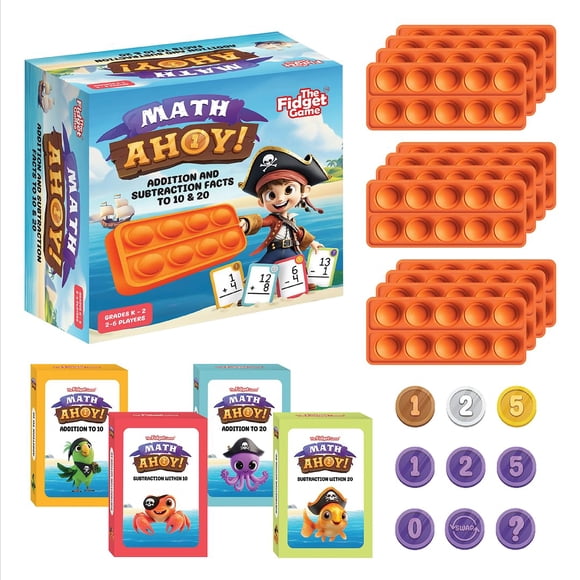 JUEGO DE MESA The Fidget Game Math Ahoy K‑2