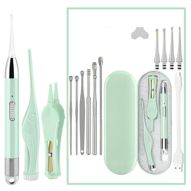 Smart Visual Ear Pick with Light Ear Pick Ear Spoon Shiny Creative Children Visible Earpick Ear Cleaning Tool Health Care