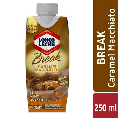 Leche Break Caramelo 250 Ml Loncoleche