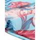 thumbnail image 5 of Conjunto de Ropa Hawaiana para Mujeres 2 Piezas Camisa con Botones y Pantalones Cortos Florales Trajes Casuales de Vacaciones Tropicales en la Playa 2025 XL Azul Cielo, 5 of 6