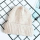 thumbnail image 5 of Gorros de lana de chenilla para hombre y mujer, gruesos, de invierno, cálidos, de color liso y con paneles ligeros., 5 of 5