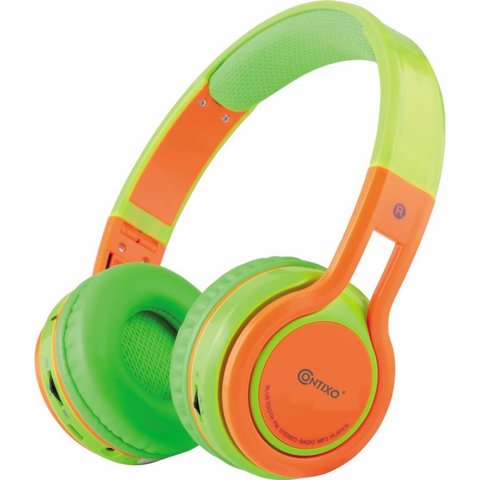 Audífonos Contixo Kb-2600 Verde/Naranja