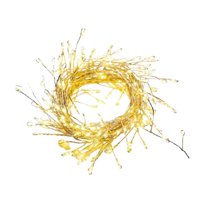 Magideal - Luces De Hadas Navideñas Con Luces Parpadeantes Para De Navidad Con Temporizador, Suministros Decorativos Para Fiestas, Festivales, Dormitorios, Luz Cálida