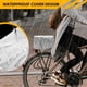 thumbnail image 5 of Canasta trasera reforzada para bicicleta Auwey con forro y red, 5 of 7