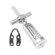 thumbnail image 2 of Extractor De Corcho De Plata De Aleación De Zinc Con Sacacorchos Cruzados En Espiral Manual Para Restaurante Estilo C, 2 of 5