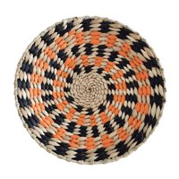 Magideal - Cesta De Pared Tejida Colgante, Cesta De Algas Marinas, Cesta De Pared Bohemia, Cesta De Tejido Circular Rústica Plana Para Sala De Estar, Granja, Decoración Del Hogar 30 Cm Estilo C