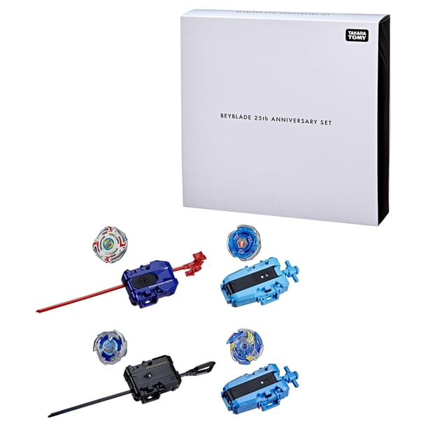 Set de 4 Trompos de Ataque Beyblade X 25º Aniversario | Lider