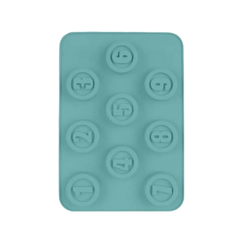 Genérico - Molde De Silicona 10X14Cm Para Hornear Diseño Numeros 1-9
