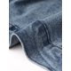 thumbnail image 5 of CHAQUETA VAQUERA CORTA DE MUJER INSPIRE CHIC MANGA CORTA BOTONES DELANTEROS CHAQUETA DE MEZCLILLA GRIS AZUL S, 5 of 6