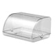 thumbnail image 3 of Caja de almacenamiento de pan para panadería, gran capacidad, cafetería, cocina, mostrador de entrada, contenedor de pan enrollable, despensa, soporte transparente, 3 of 5