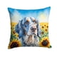 thumbnail image 1 of Cojín Sunflowers English Foxhound, 1 of 6