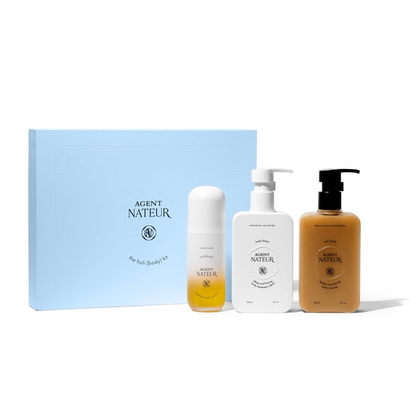 Kit Corporal Holi de Agent Nateur (Gel de Ducha/Bálsamo/Suero)