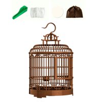 Magideal - Jaula De Lujo Para Pájaros Para Loros, Jaula Para Periquitos Grandes, Jaula Para Pájaros Para Guacamayas, Cacatúas, Agapornis Grises, Pájaros Pequeños Estilo A