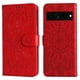 thumbnail image 2 of Funda tipo cartera FOXDOCK para Google Pixel 7 Pro , diseño girasol en relieve, cuero PU, cierre magnético, soporte y tarjetero, 2 of 5