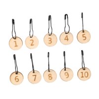 Bothyi - 10 Marcadores De Puntada Duraderos Redondos Números 1-10 Para Coser Piezas De Punto