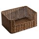 thumbnail image 4 of Cesta De Almacenamiento Tejida, Cesta Decorativa Decorativa Para Inodoro, Encimera De Granja, Marrón Oscuro, 4 of 5