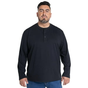 Kotting - Polera Manga Larga Jersey Botones Azul Marino 5Xl