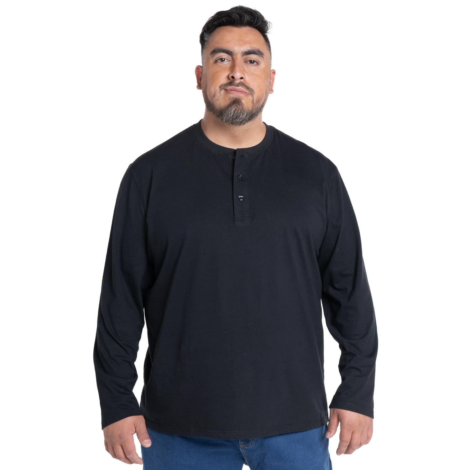 Kotting - Polera Manga Larga Jersey Botones Gris 6xl