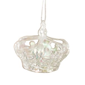 Magideal - Decoración Colgante Para De Navidad, Adorno Navideño, Colgante Acrílico Para Oficina De Invierno, Envoltura De Regalos Para Inauguración De La C Corona 7X75Cm