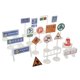 thumbnail image 3 of 18 unids bloque calle tráfico signo juguete playset tráfico conocimiento conocimiento educativo # b, 3 of 5