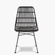thumbnail image 1 of Silla Comedor Terraza Ratan Creta Negro, 1 of 9