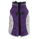 thumbnail image 2 of Abrigo de perro, abrigo de invierno de perro cálido, chaqueta de amortiguador de perros con arnés incorporado, chaleco impermeable de lana para perros pequeños y grandes, XXL púrpura, 2 of 3