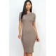 thumbnail image 1 of Vestido Midi Ajustado de Canalé, 1 of 5