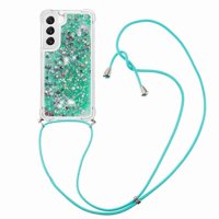 Funda Foxdock Para Samsung Galaxy S20 Plus Con Cuerda Ajustable, Brillo Líquido, Protección Antigolpes Y Lente – Ideal Para Regalo