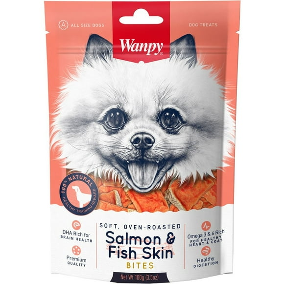 Wanpy Salmon & Fish skin Dog 100 gr