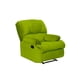thumbnail image 2 of Bergere Perugia Reclinable Tela Velvet Pistacho, 2 of 3
