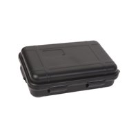 Ioensy - Caja De Herramientas Caja De Almacenamiento Resistente Al Polvo Para Acampar Accesorios De Mochilero Xl Negro