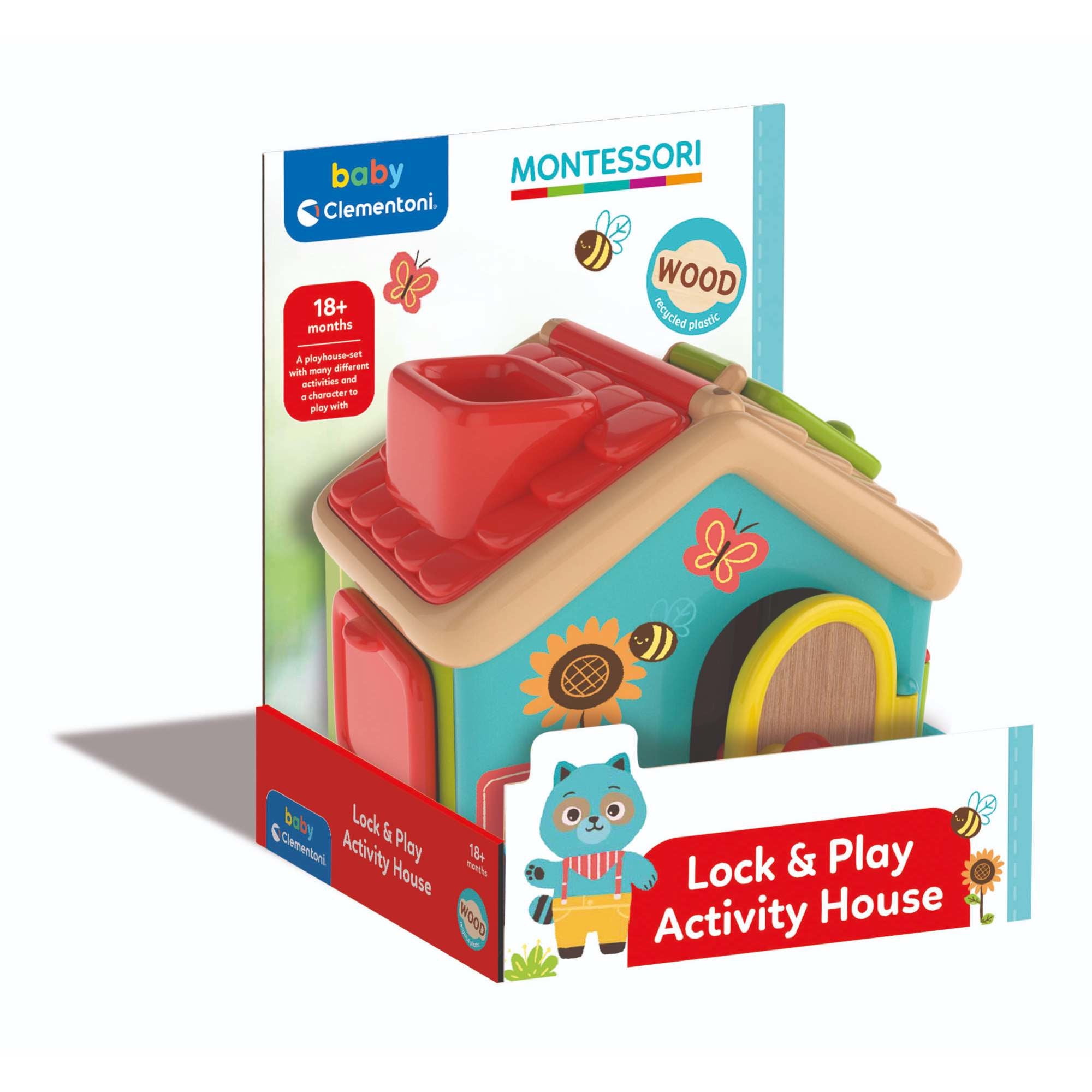 Clementoni - Juguete Bebé Casa De Actividades Montessori