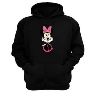 Genérico - Polerón Canguro Ratoncita M. Negro Talla Xl Unisex