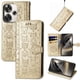 thumbnail image 1 of Funda Cartera FOXDOCK para Xiaomi POCO F6 , Flip PU con Relieve de Gatos y Perros, Tarjetero y Soporte, 1 of 6