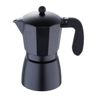 Cafetera Italiana 9 Tazas Negro Mate Bergner