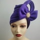 thumbnail image 1 of Elegant Faux Pearl Turban Cap with Adjustable Bow - Trendy Multi-Layered Hijab for Women's Hair Accessories, 1 of 5