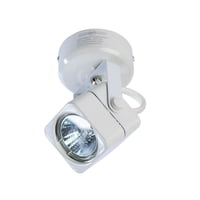 Bp - Foco Sobrepuesto Kc Cuadrado Blanco Con Transformador