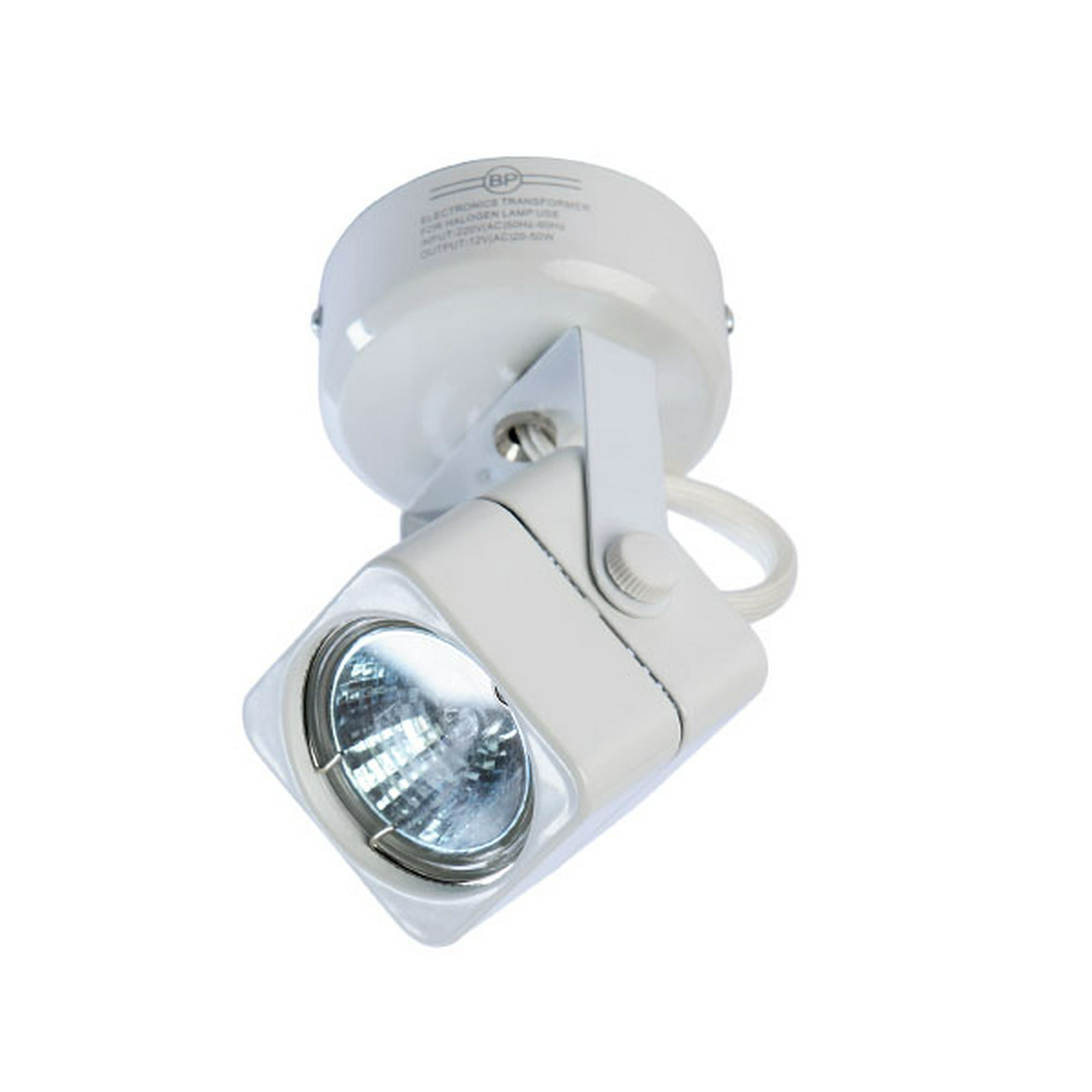 Bp - Foco Sobrepuesto Kc Cuadrado Blanco Con Transformador
