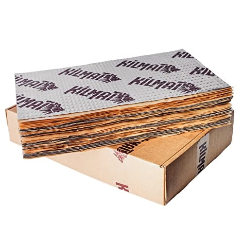 Alfombrilla para amortiguar el sonido del coche KILMAT, 50 mil 50 pies cuadrados, butilo
