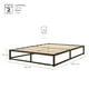thumbnail image 2 of Base para Cama Europea Acero y Madera 150x190 cm 2 pza Nova Vincenzi, 2 of 10