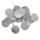 thumbnail image 1 of 20x Colgante Redondo Cabujón En Blanco Base Ajuste DIY Bandeja De Joyería 30mm Plata, 1 of 3