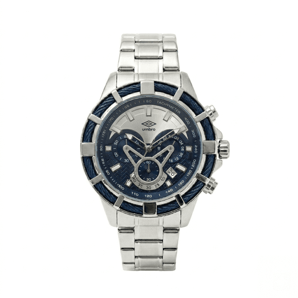 Reloj Análogo Hombre Umbro Plus Plateado UMBP-1500-69