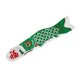 thumbnail image 5 of bandera decorativa japonesa de la carpa de la carpa koi nobori sailfish 90cm verde, 5 of 5