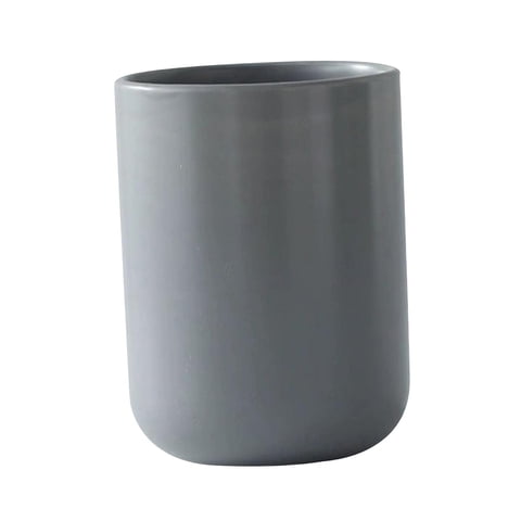 Bothyi - Organizador De Utensilios De Cocina De Porcelana Resistente Para El Hogar Para Palillos, Tenedores, Cucharas, Color Gris