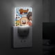 thumbnail image 4 of Barbería Pan Luz nocturna LED con sensor de anochecer a amanecer para dormitorio, baño, pasillo, escaleras - Lámpara LED nocturna de enchufe, 0.5W - 1 pieza, 4 of 6